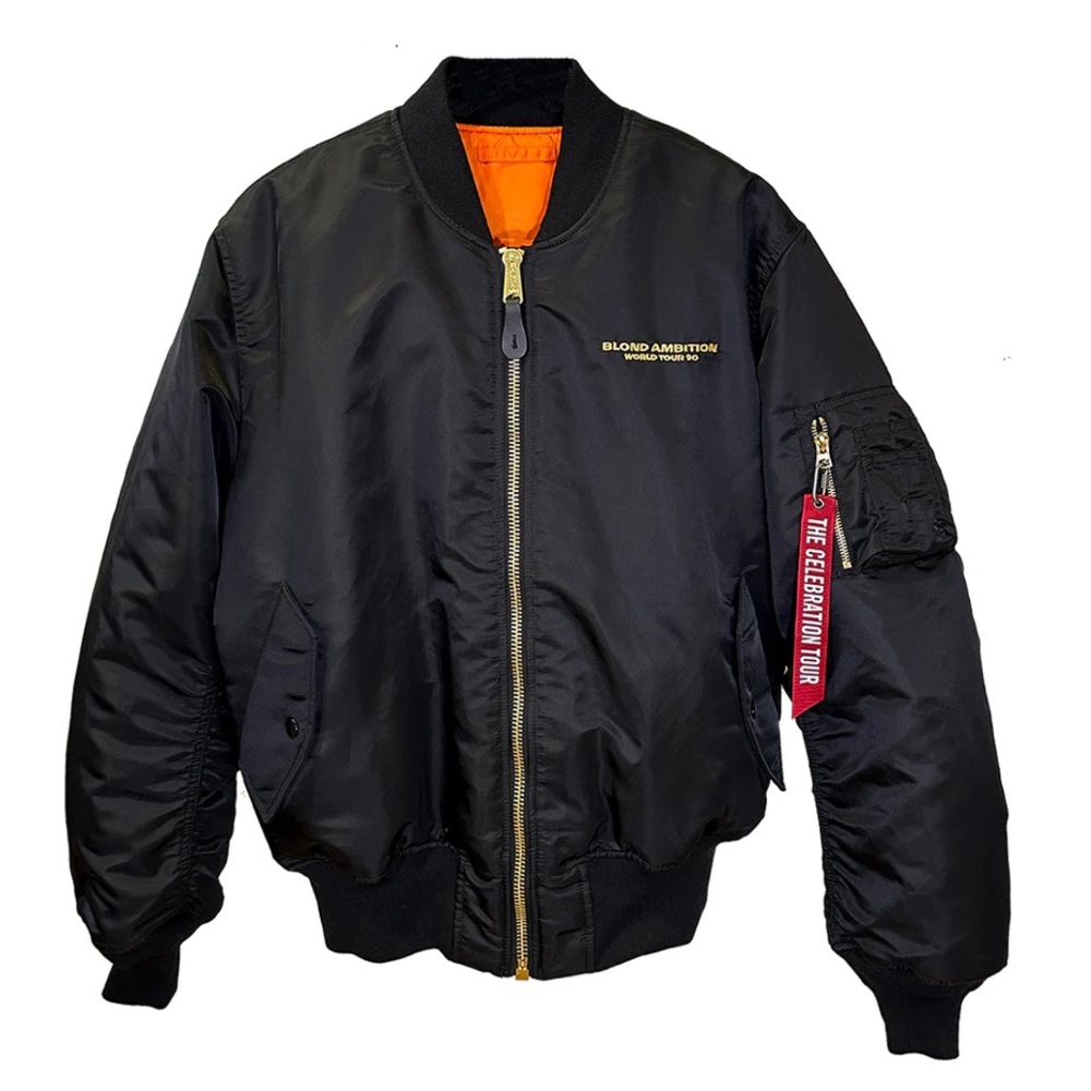 Madonna Blond Ambition Bomber Jacket from current CelebrationnTour-